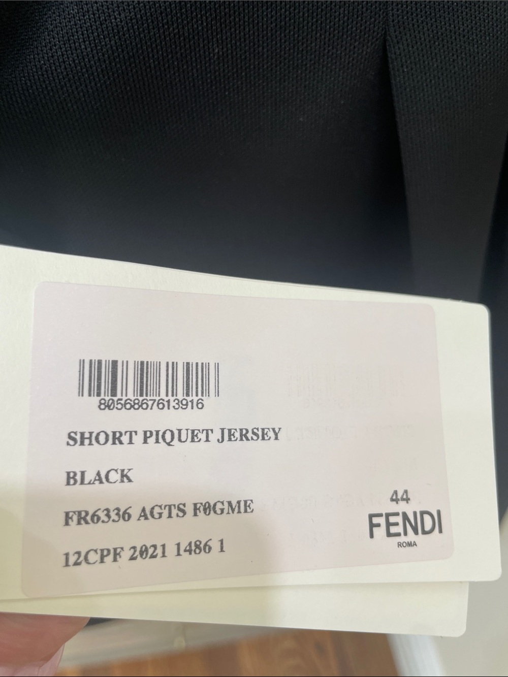 Fendi Black Fancy Tailored Shorts - Picture 4 of 7